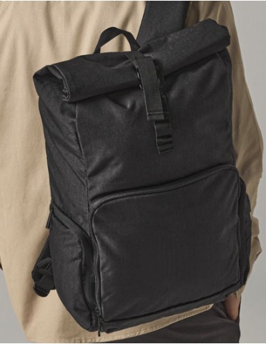 QUA-QD995-Q-Tech Charge Roll-Top Backpack